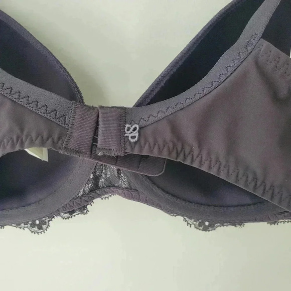 Simone Perele Amour 3D Plunge  Bra, Anthracite - Picture 7 of 9
